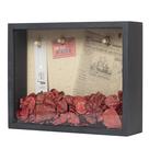 Caixa de memória Increased Fire Shadow Box Frame 20x25cm preta