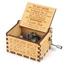 Caixa de música BOOB Hand Crank Caixa musical gravada U R My Sunshine