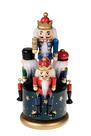 Caixa de música Clever Creations Traditional Wooden Nutcracker 20cm