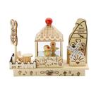 Caixa de música de madeira Creative Dancing Birds Music Box Caixa de música de madeira Creative Dancing Birds Music Box