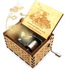 Caixa de música de madeira Ukebobo Pooh 6,4 x 5,2 x 4,2 cm, presente