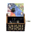 Caixa de música Howls Moving Castle Theme Wood 6,4 x 5,2 x 4,2 cm