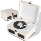 Caixa de música portátil RetroBeat Time Vintage CD e toca-discos