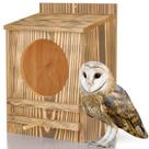 Caixa de nidificação de corujas ONKO Barn Owl House para exterior