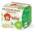 Caixa De Palito De Dente Embalados 2000und Sabor Menta
