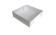 Caixa de Papel C/tampa Transparente Nº5 Bco 14x14x04cm 10und