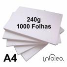 Caixa de Papel Offset 240g A4 com 1000 Folhas