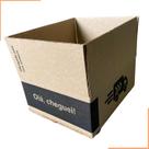 Caixa de Papelão em Kraft 19x16x7 com Impressão OLÁ CHEGUEI Kit com 50 Unidades
