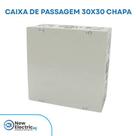 Caixa de passagem 30x30 chapa