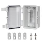 Caixa de passagem à prova dágua em plástico ABS 11 x 8 x 6 cm para uso externo