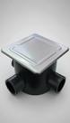 Caixa de Passagem Inox para Piscina c/ Prolongador Caixa de Passagem Inox para Piscina c/ Prolongador