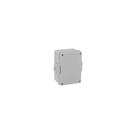 Caixa de passagem ou derivação rohdbox 130x90x70mm cinza standard tampa opaca ip66 - rohdina