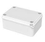 Caixa de passagem PVC branca 10x10x5cm IP66 PTA BRUM