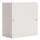 Caixa de Passagem Sobrepor 120x120mm Cinza Metal IP-44 Gomes