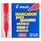 Caixa De Pincel Marcador Para Quadro Branco Recarregável Wbm-7 12 Unidades Vermelho - Pilot