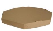 Caixa de Pizza Oitavada 35 cm Kraft Lisa 25 unidades
