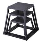 Caixa de plataforma pliométrica VEVOR 30/45/60/75cm em aço preto