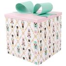 Caixa de presente BIOBROWN Medium Nutcracker Design 23x23x23cm com tampa