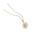 Caixa De Presente Com Colar De Girassol Para O Dia Das Mães, Dia Dos Enfermeiros, Ação De Graças,