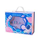 Caixa de presente Cute Baby Astronaut Design 18x13x6cm com janela