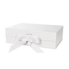 Caixa de presente DaiJoob grande branca com tampa 33x23x10cm com fita