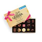 Caixa de presente de chocolates Godiva Gold 15 unidades, seleção belga