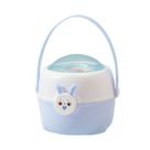 Caixa de presente de plástico fofa em forma de coelho 12x13cm, cor azul Caixa de presente de plástico fofa em forma de coelho 12x13cm, cor azul