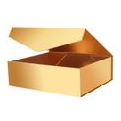 Caixa de presente JINGUAN Magnetic 41,5x36x12,5 cm dourada