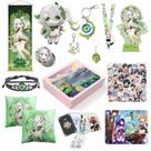 Caixa de presente para fãs de Genshin Impact boneca de pelúcia, chaveiro, etc.