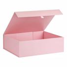 Caixa de presente PLINJOY extra grande rosa 48x41x15cm com tampa magnética