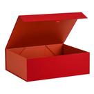 Caixa de presente PLINJOY extra grande vermelha 42x36x14 cm com tampa magnética