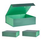 Caixa de presente PLINJOY verde extra grande 48x41x15cm para roupas