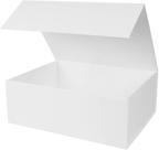Caixa de presente RayofSun 35x23x11cm com fecho magnético branca