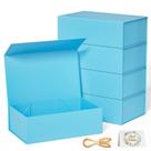 Caixa de presente RYDDOY Blue, pacote com 5, 30x15x10cm com fecho magnético