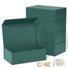 Caixa de presente RYDDOY Green, pacote com 5, 30x15x10cm com fecho magnético