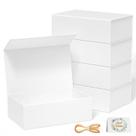 Caixa de presente RYDDOY White, pacote com 5, 24x15x7,5 cm com fecho magnético