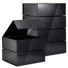Caixa de presente Stockroom Plus Groomsmen Proposal, pacote com 6 unidades pretas
