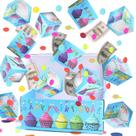 Caixa de presente surpresa BABORUI Birthday com confetes para todas as idades