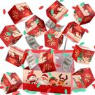 Caixa de presente surpresa de Natal BABORUI com confetes