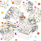 Caixa de presente surpresa Explosion WenMthg Happy Birthday White