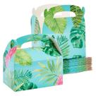 Caixa de presente Tropical Leaf Design 15x7,6x7,6cm com alça Caixa de presente Tropical Leaf Design 15x7,6x7,6cm com alça