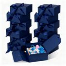 Caixa de Presente WLUSEAXI 12 unidades Pequena Azul com Fitas 11 x 11 x 5 cm Caixa de Presente WLUSEAXI 12 unidades Pequena Azul com Fitas 11 x 11 x 5 cm