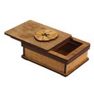 Caixa de quebra-cabeça de madeira Creative 9-Link Escape Room Gift Toy