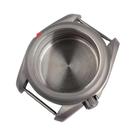 Caixa De Relógio Em Titânio 316L Com Acabamento Jateado, Antialérgica, Com Coroa De Safira Para NH35