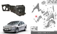 Caixa De Rodas Painel Longarina Peugeot 408 2011 A 2015 - Lado Direito (passageiro) - Nova Original - 7120NE Caixa De Rodas Painel Longarina Peugeot 408 2011 A 2015 - Lado Direito (passageiro) - Nova Original - 7120NE