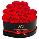 Caixa de Rosas Preservadas Leebean 16 Vermelhas - Flores Eternas Caixa de Rosas Preservadas Leebean 16 Vermelhas - Flores Eternas