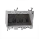 Caixa de saída Cantex 3012617 3 gangues retangular PVC cinza Caixa de saída Cantex 3012617 3 gangues retangular PVC cinza