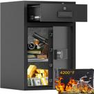 Caixa de segurança BUTISOW Heavy Duty Dual Door Waterproof 5.1 cuft