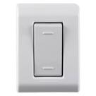 Caixa de Sobrepor com 1 Interruptor Paralelo 10 Ampères 250 Volts LizFlex Branca - 57304005 - TRAMONTINA