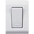 Caixa de Sobrepor com 1 Interruptor Simples 10A 250 Volts Branca - 57304001 - TRAMONTINA